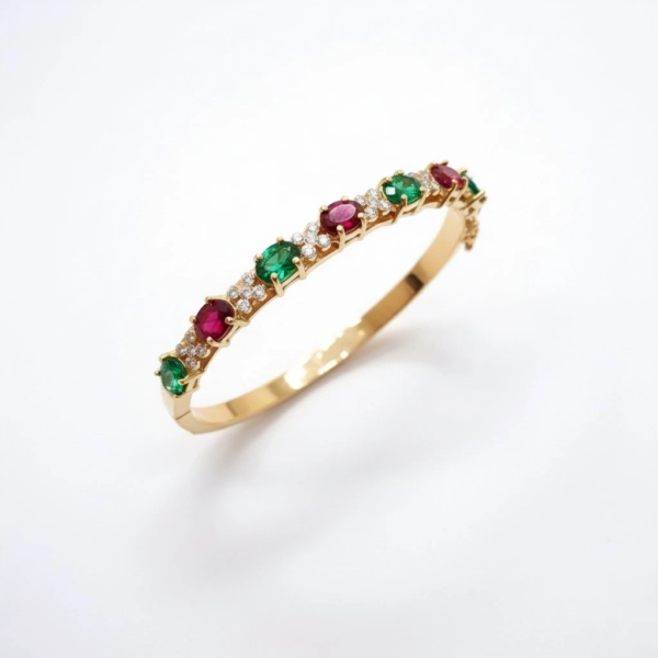 Puñera con Piedras 18K