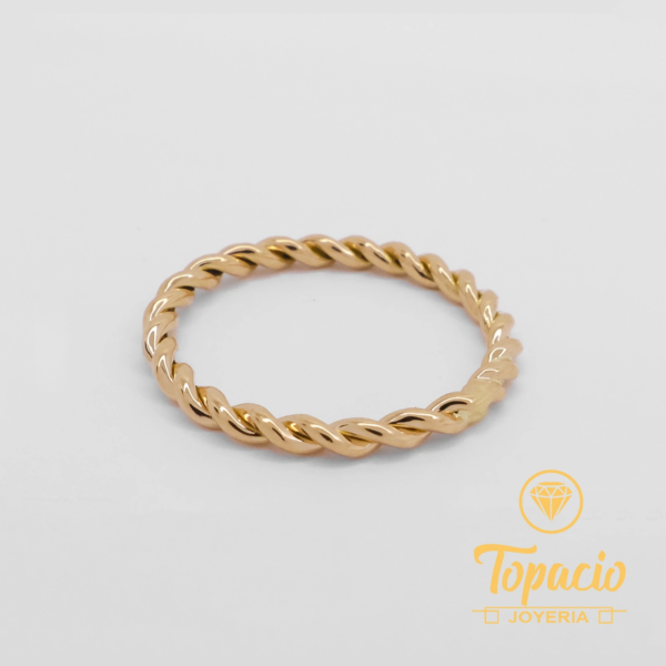 Anillo Torcido 18K