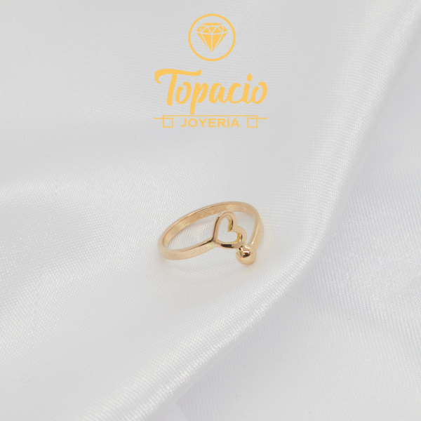 Anillo Corazón Abierto 18K