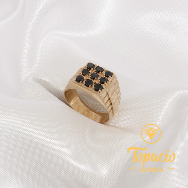 Anillo Rolex con Piedras 18K
