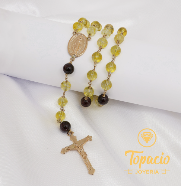 Rosario con Piedras Personalizado 18K