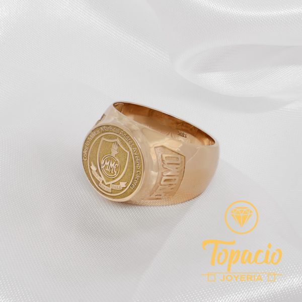 Anillo Bolichera Personalizado 18K