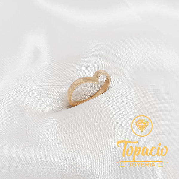 Anillo Chevron 18K
