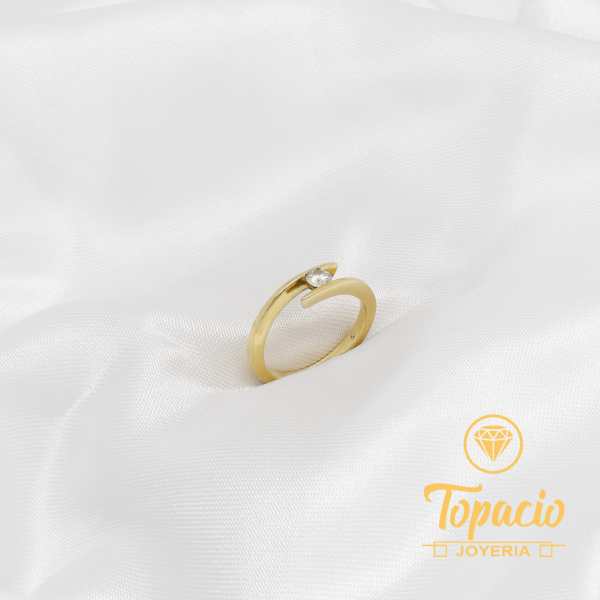 Anillo Solitario 18K