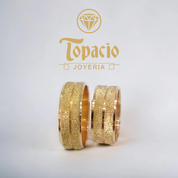 Aros Diamantados Escarchados 18K