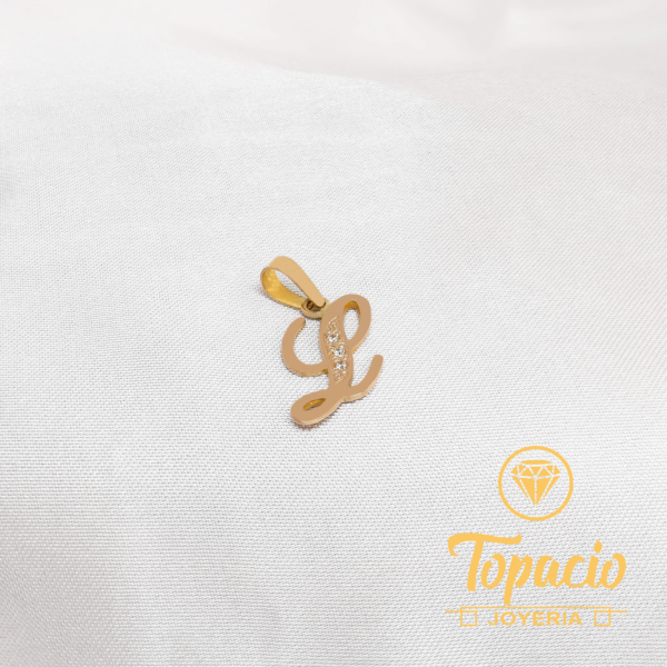 Dije Inicial “L” 18K
