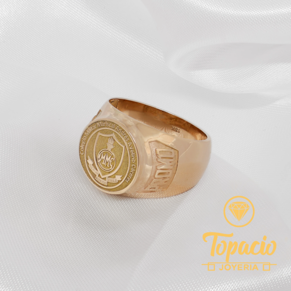 Anillo Bolichera Personalizado 18K