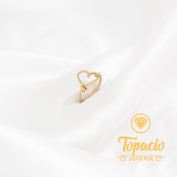 Anillo Corazón 18K