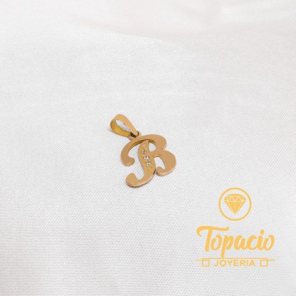 Dije Inicial “B” 18K