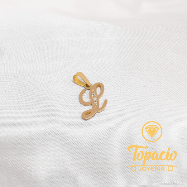 Dije Inicial “L” 18K