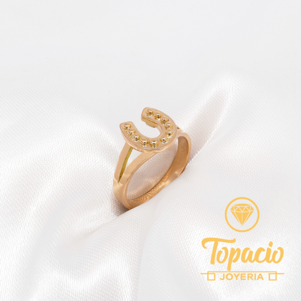 Anillo Herradura 18K