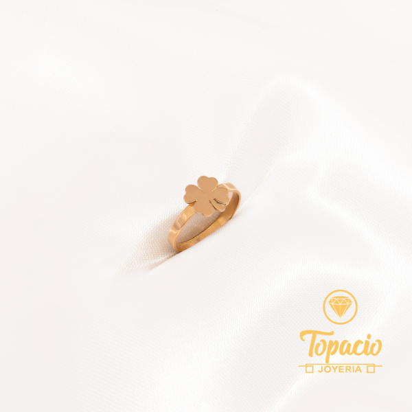 Anillo Trébol 18K