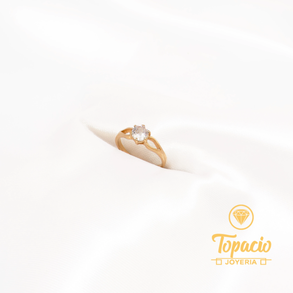 Anillo Solitario 18K