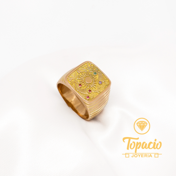 Anillo Mantra Personalizado 18K