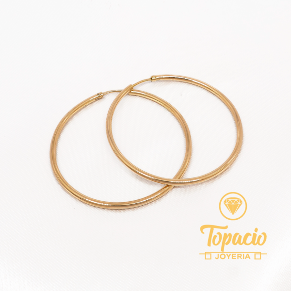 Argolla Circular Directa 18K