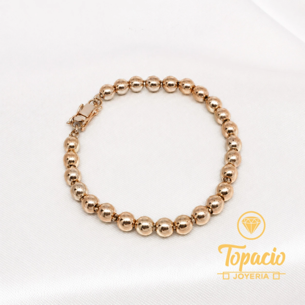 Pulsera Bolas 18K