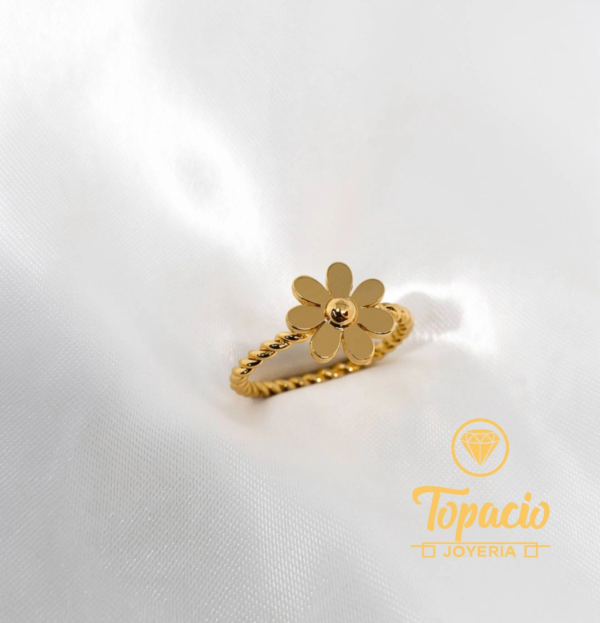 Anillo Flor 18K