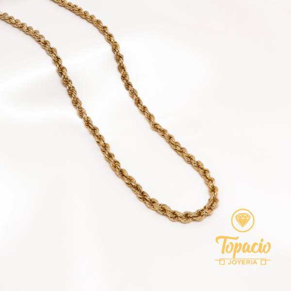 Cadena Cordón Torcido 18K