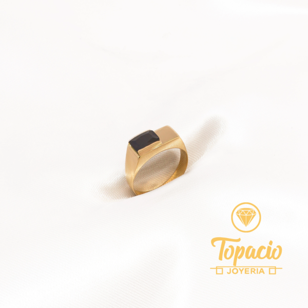 Anillo Chevalier con Piedra 18K